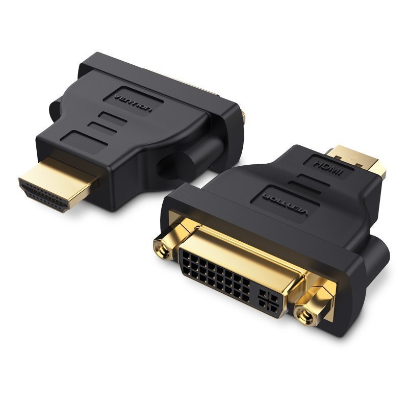 Vention HDMI Adaptor Male to DVI Female 24+5 Bi-Direction ECCB0