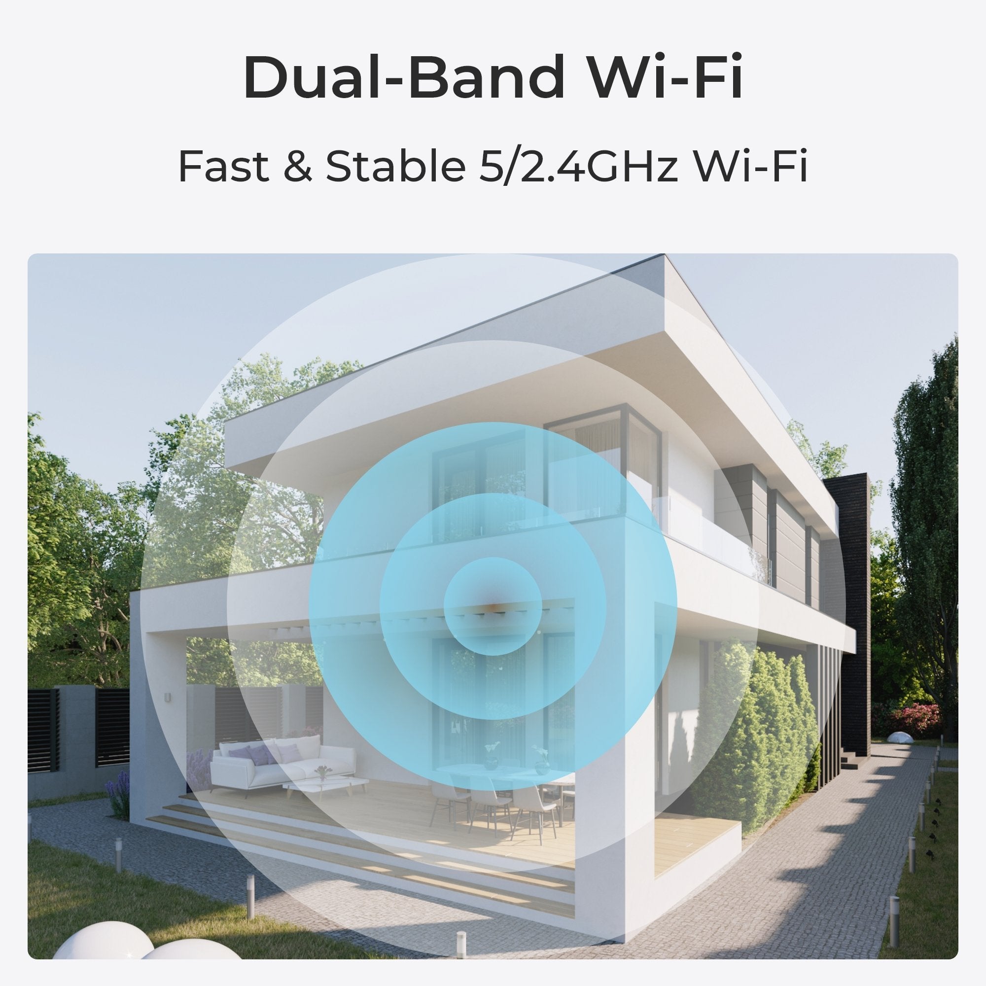 REOLINK WIFI Κάμερα Εξωτερικού Χώρου 4K Ultra HD 8MP με 6x Yβριδικό Ζουμ, Auto-Tracking, Αμφίδρομος Ήχος, AI Ανίχνευση, Pan/Tilt & Διπλή Ζώνη Wi-Fi