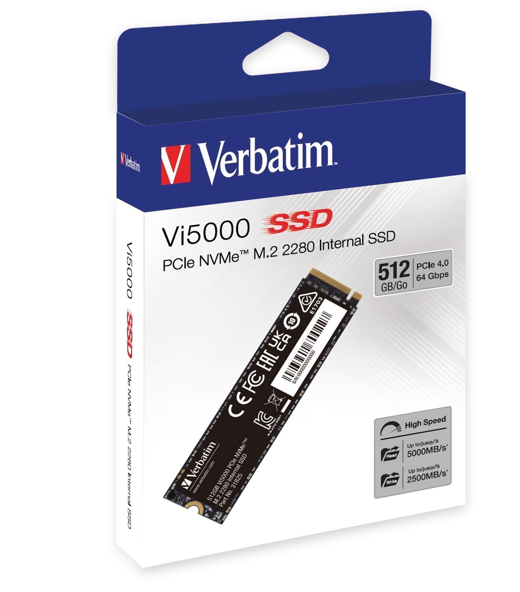 Verbatim SSD NVME M2 Gen4 512GB VI5000