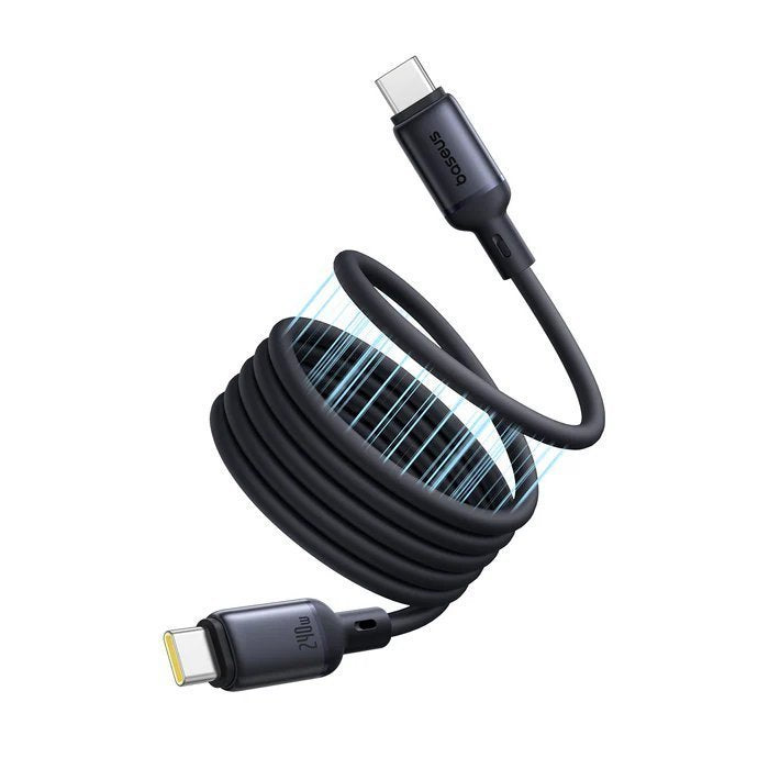 Baseus Cable USB-C to USB-C PicoGo Magnetic Silicone 240W 1.0m Black