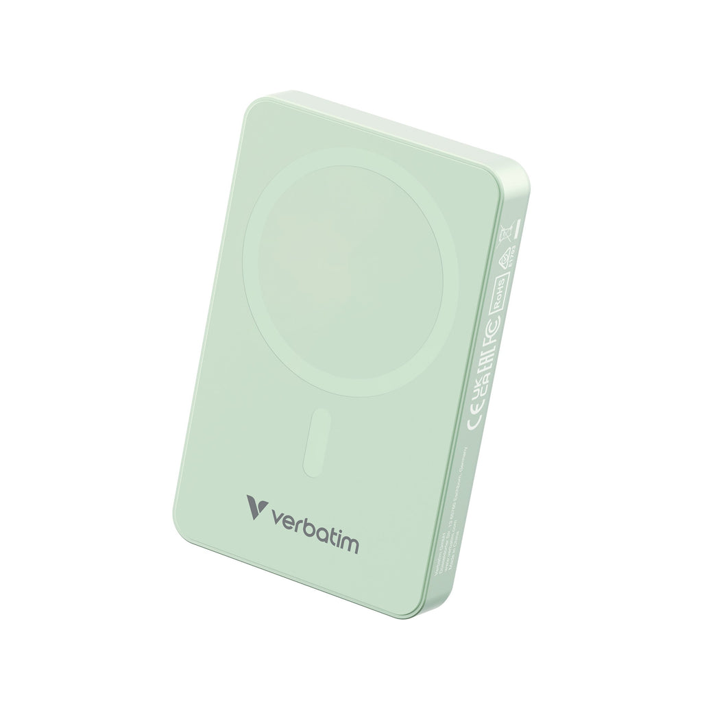 Verbatim Powerbank Wireless Magnetic 10000 Green 32228