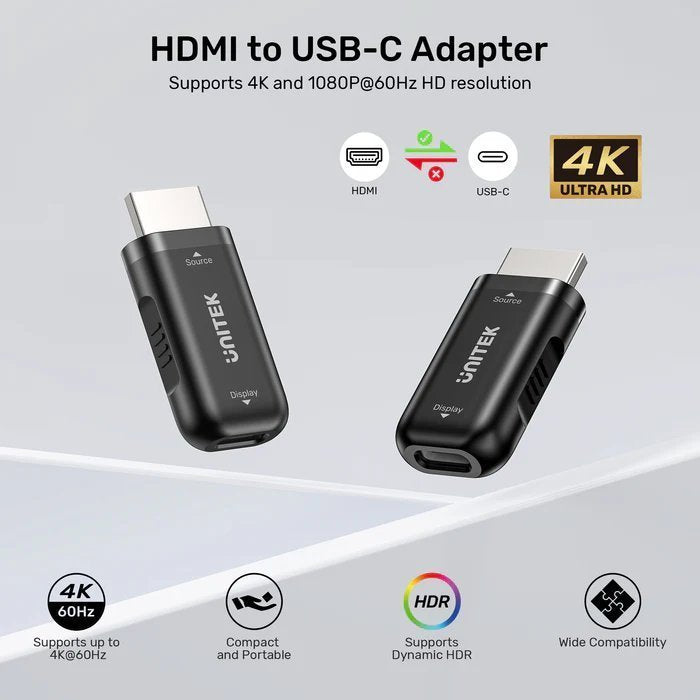 Unitek HDMI Female to USB-C Male Adaptor 4K V1187B