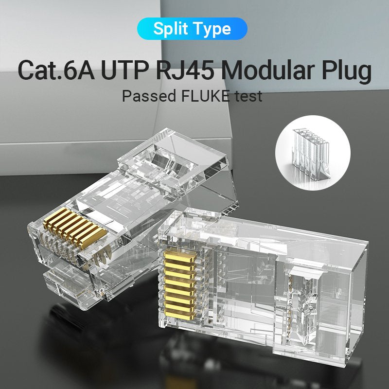 Vention NETWORK Connectors CAT6A UTP Modular Plug IDGR0-50 (50 Pack)