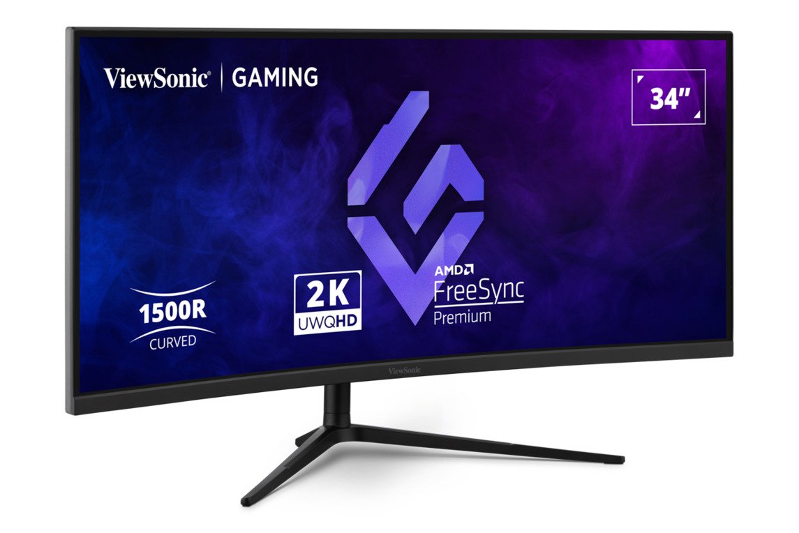 Viewsonic Monitor Gaming VX 34” 2K VA Curved 180hz HDR10 VX3418C-2K