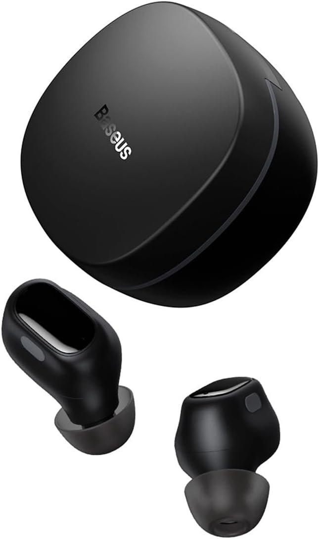 Baseus Headphones In Ear TWS Encok WM01 Black