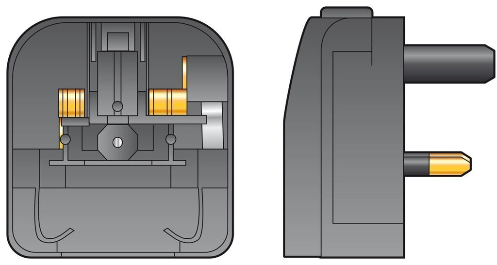Mercury 2 Pin Plug to UK Plug Converter 429.822UK