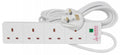 Mercury Power Extension Lead 4-Gang 2.0m Surge 430.009UK