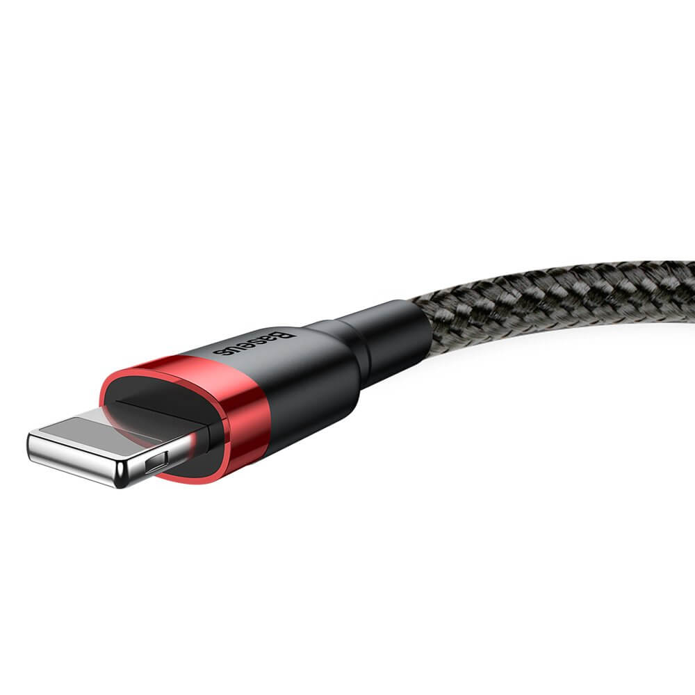 Baseus Cafule Braided Lightning Cable 2A 3m Black/Red