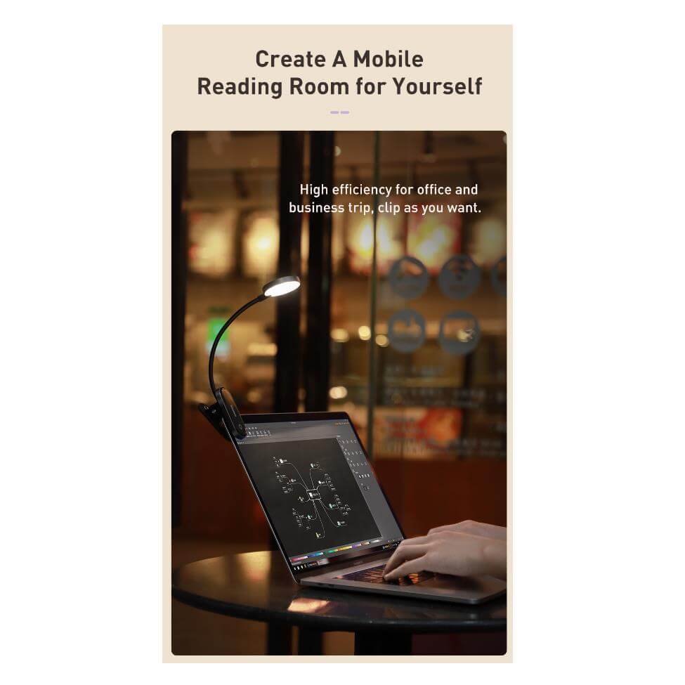 Baseus VA Reading Mini Clip Lamp