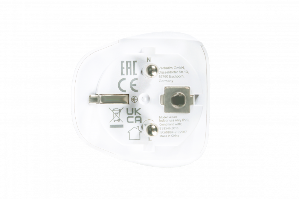 Verbatim Travel Adaptor World to Europe WTEU-02