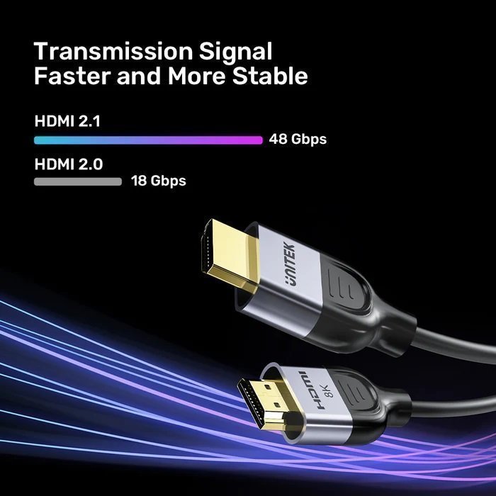 Unitek HDMI 2.1 Cable 8K60Hz CCS Economy 5.0m C11086GY-5M