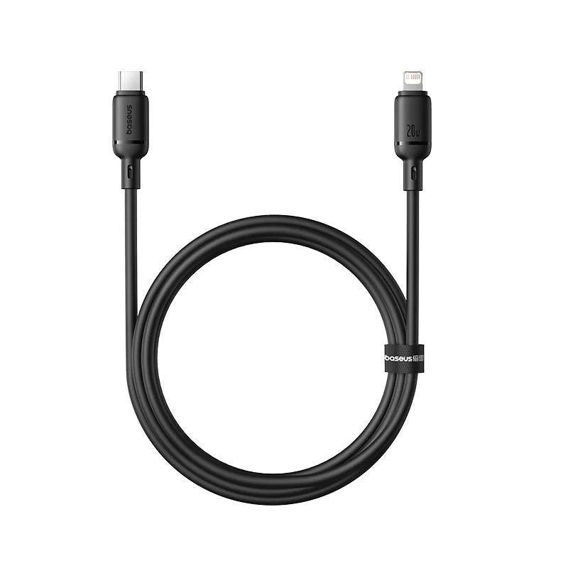 Baseus Cable Lightning to USB-C Silky Series 2.0m Black