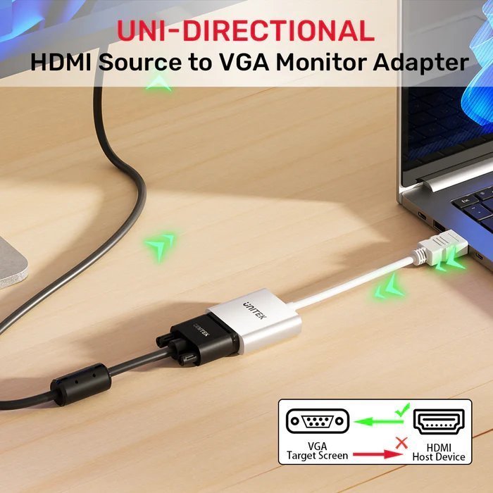 Unitek HDMI to VGA Converter without Power Port Y-6333C01
