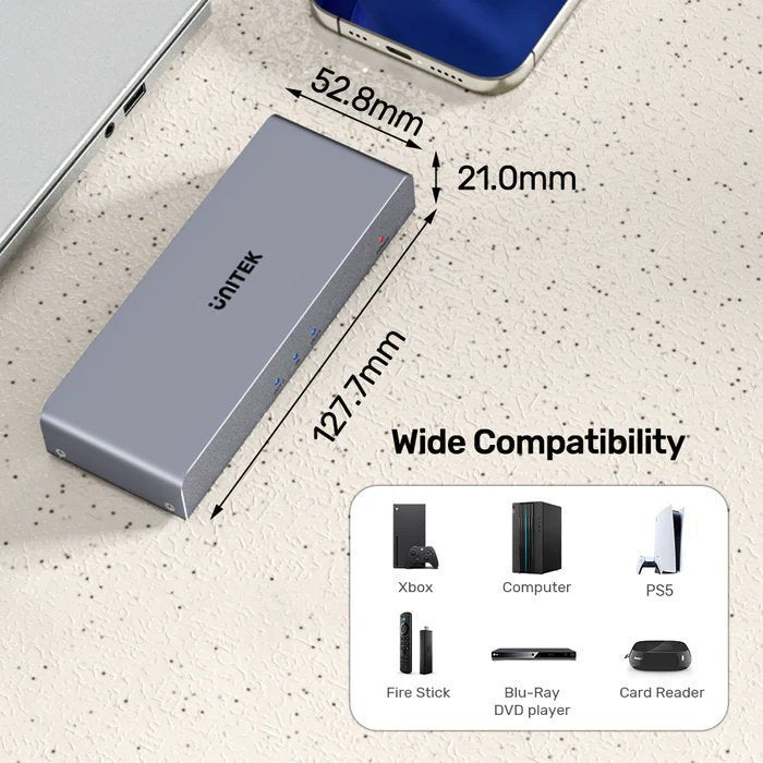Unitek HDMI Splitter 1×2 4K30Hz V1130A