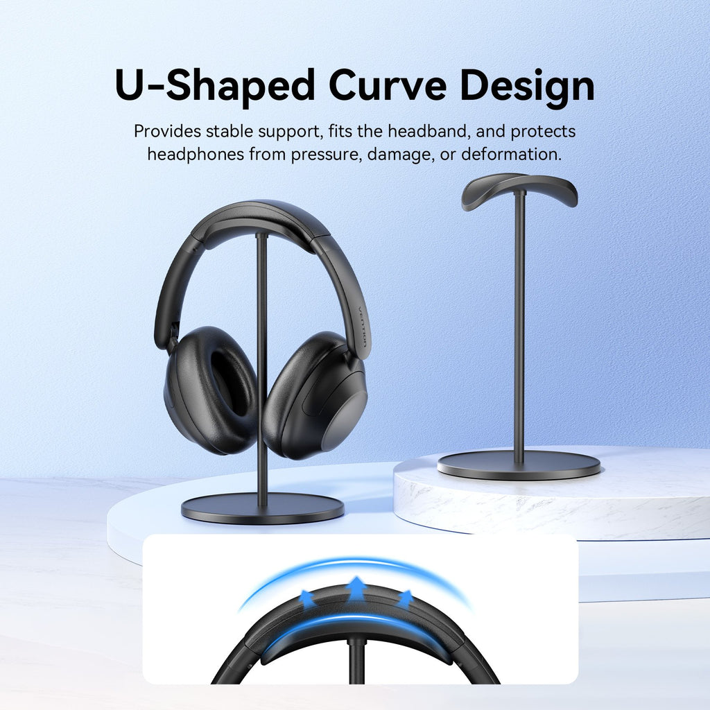Vention AUDIO Headphone Stand Premium ABS + Rubber-Coated Metal KSOB0