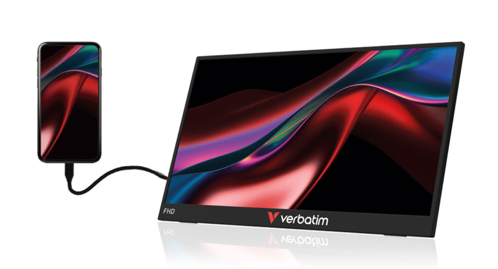 Verbatim Monitor Portable Touch 14″ Full-HD USB-C LIGHT Series