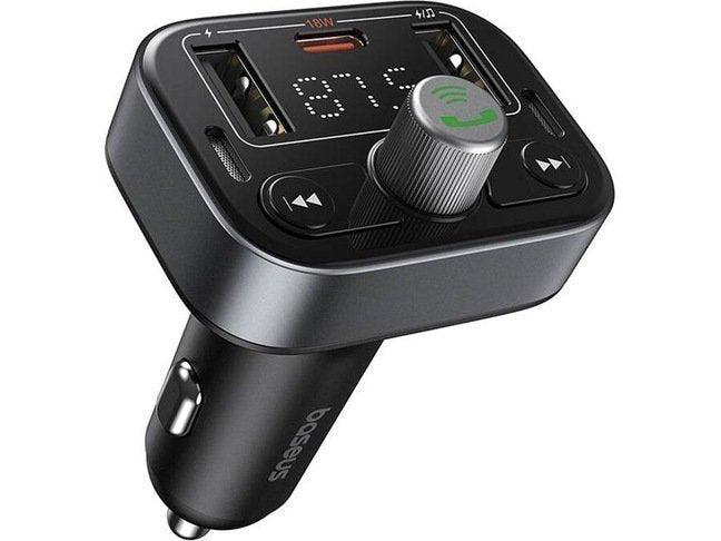 Baseus Car FM Transmitter-Charger USB/BT/SD 18W S09 Lite