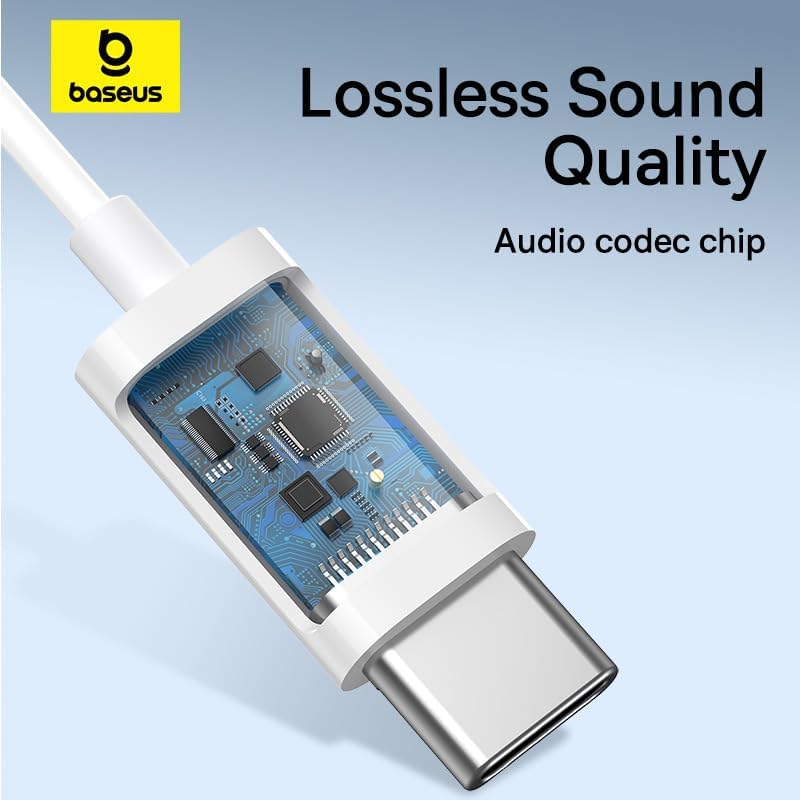 Baseus  Earphones Wired Type C Encok CZ17 White