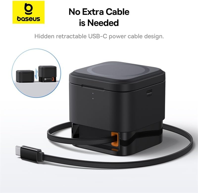 Baseus Charger Desktop Wireless 25W MagPro 2-in-1 Black