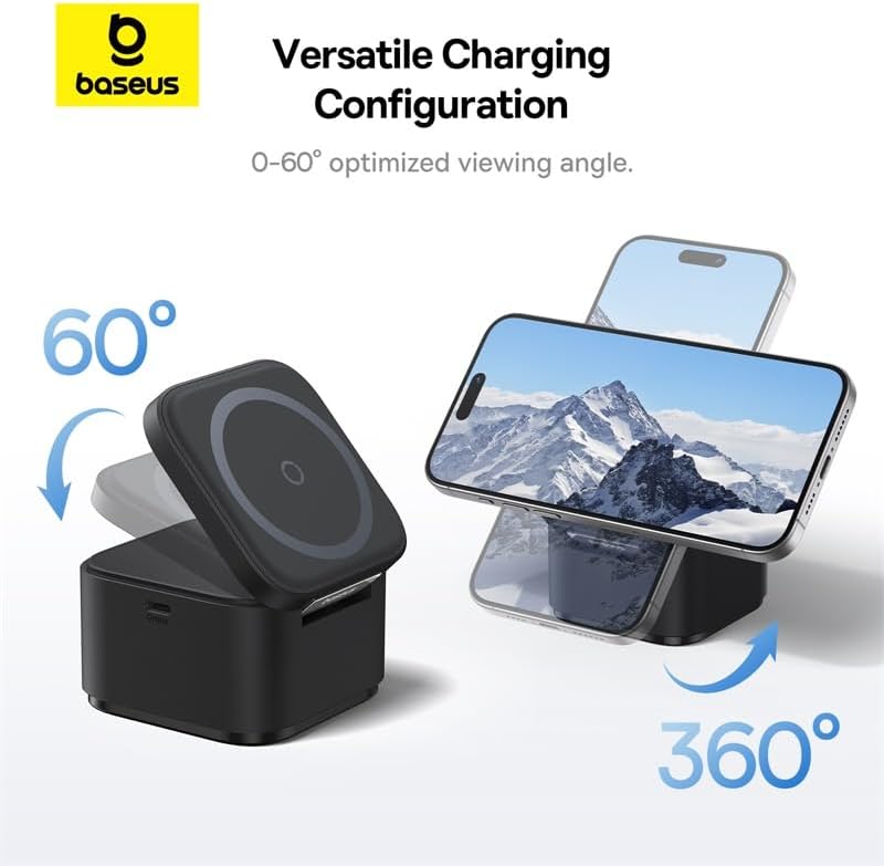 Baseus Charger Desktop Wireless 25W MagPro 2-in-1 Black