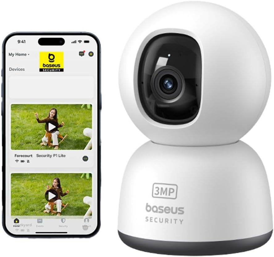 Baseus Security P1 Lite Indoor Camera 2K White EU