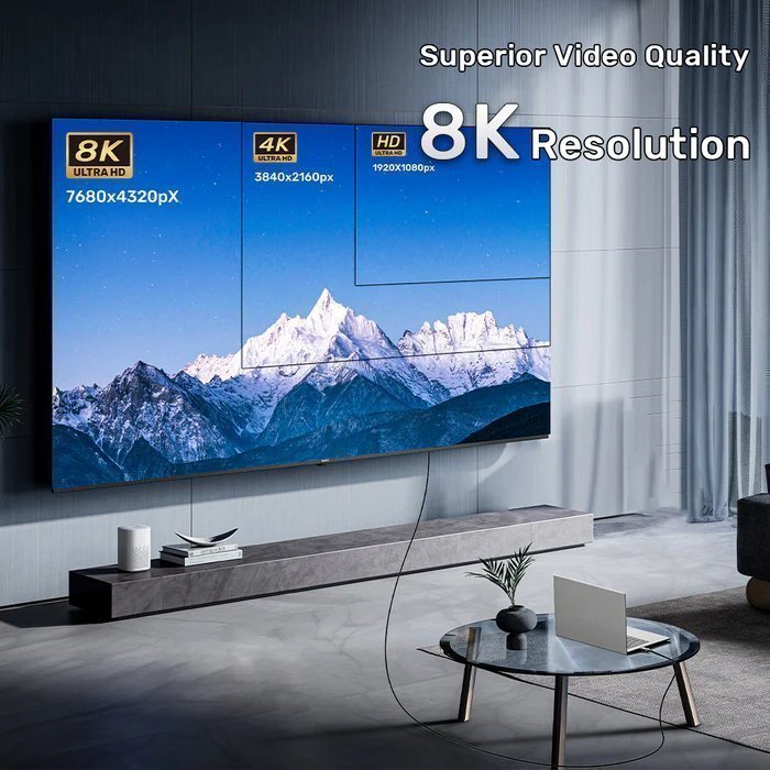 Unitek Fiber Optic HDMI 2.1 Cable 8K60Hz 20.0m
