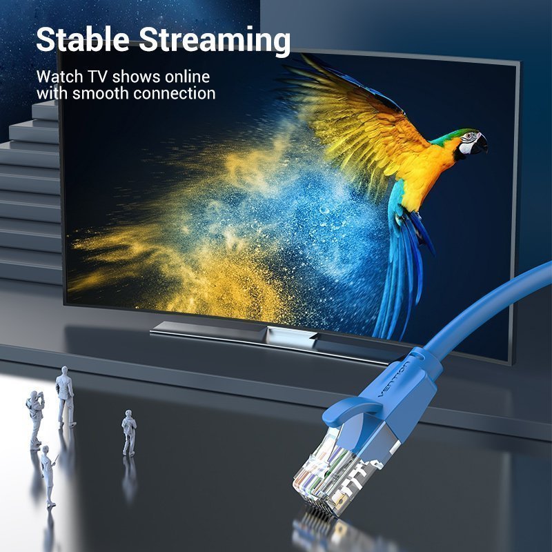 Vention NETWORK Cable CAT6 UTP 0.5m Blue IBELD