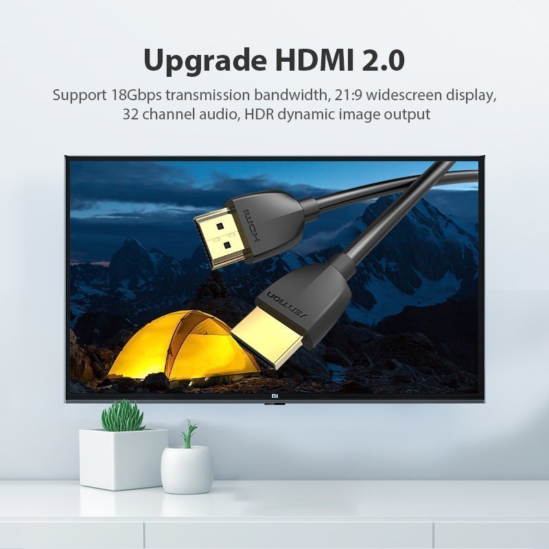 Vention HDMI Cable Ultra Thin 1.5m AAIBG