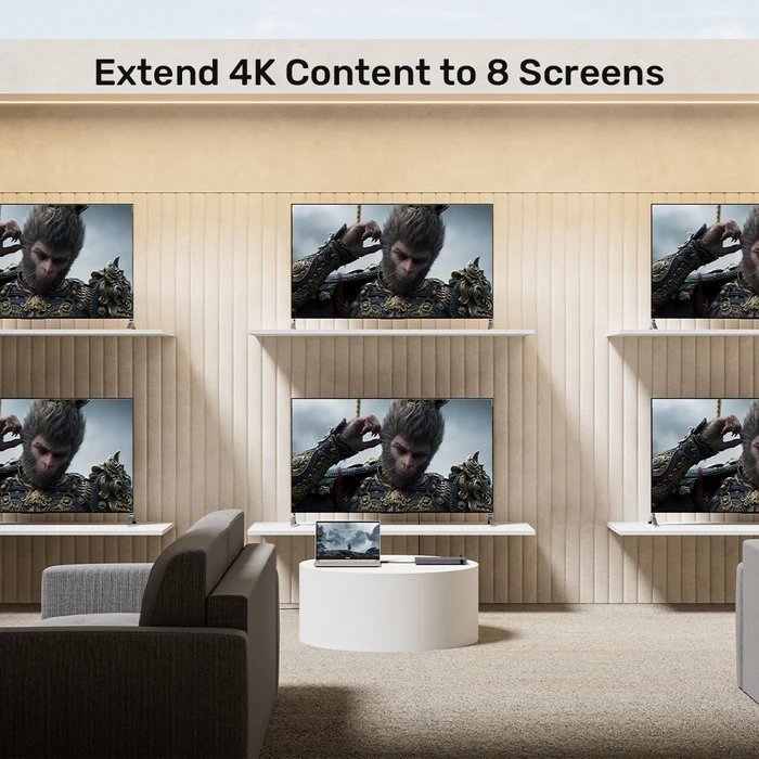 Unitek HDMI Splitter 1×8 4K30Hz V1132A