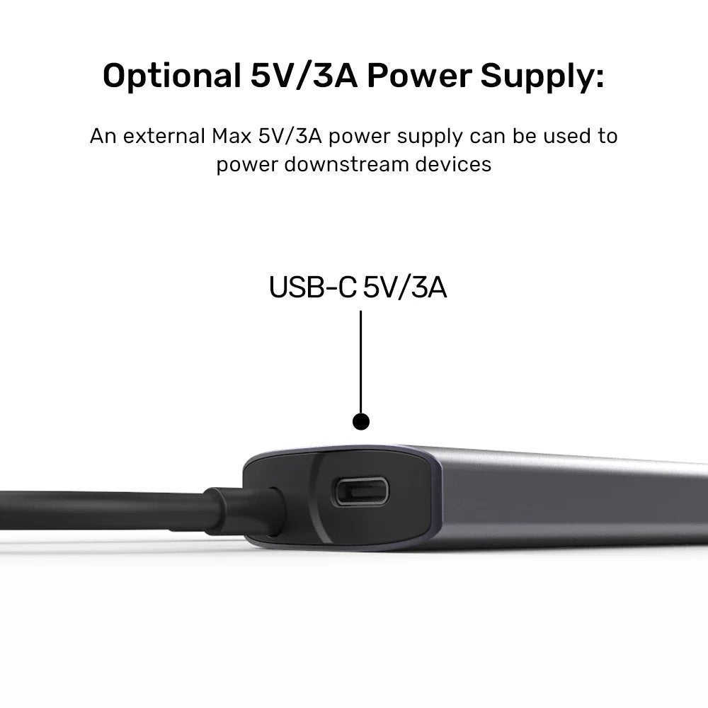 Unitek USB-C Hub 2xUSB-A 2xUSB-C 10Gbps & USB-C Power Port H1112D