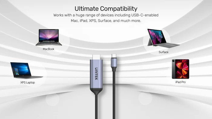 Unitek Converter USB-C to HDMI Cable 8K60Hz 1.8m V1423B