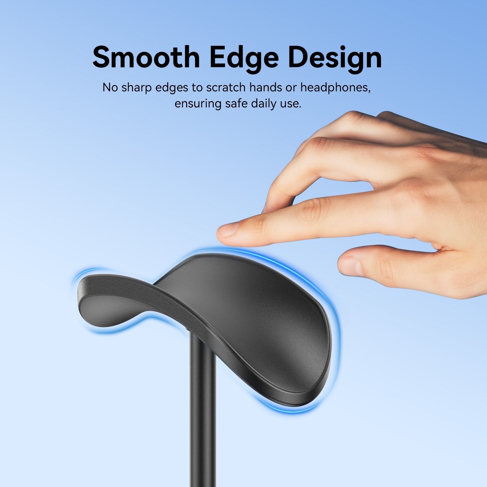 Vention AUDIO Headphone Stand Premium ABS + Rubber-Coated Metal KSOB0