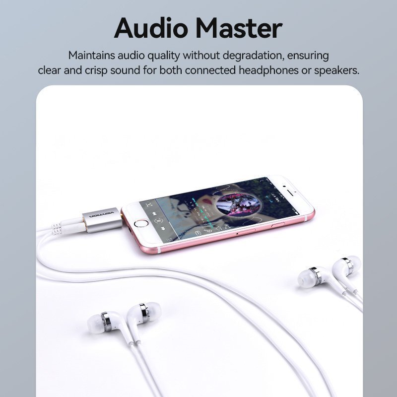 Vention AUDIO CONVERTER 3.5mm Male to 2×3.5mm Female Adaptor BDAW0