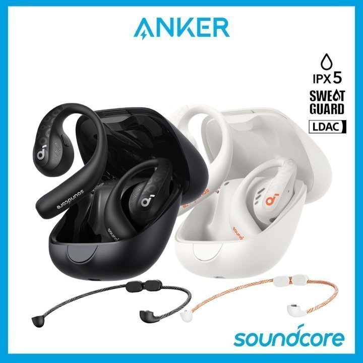 Anker Soundcore TWS Earphones Open Air AeroFit PRO White