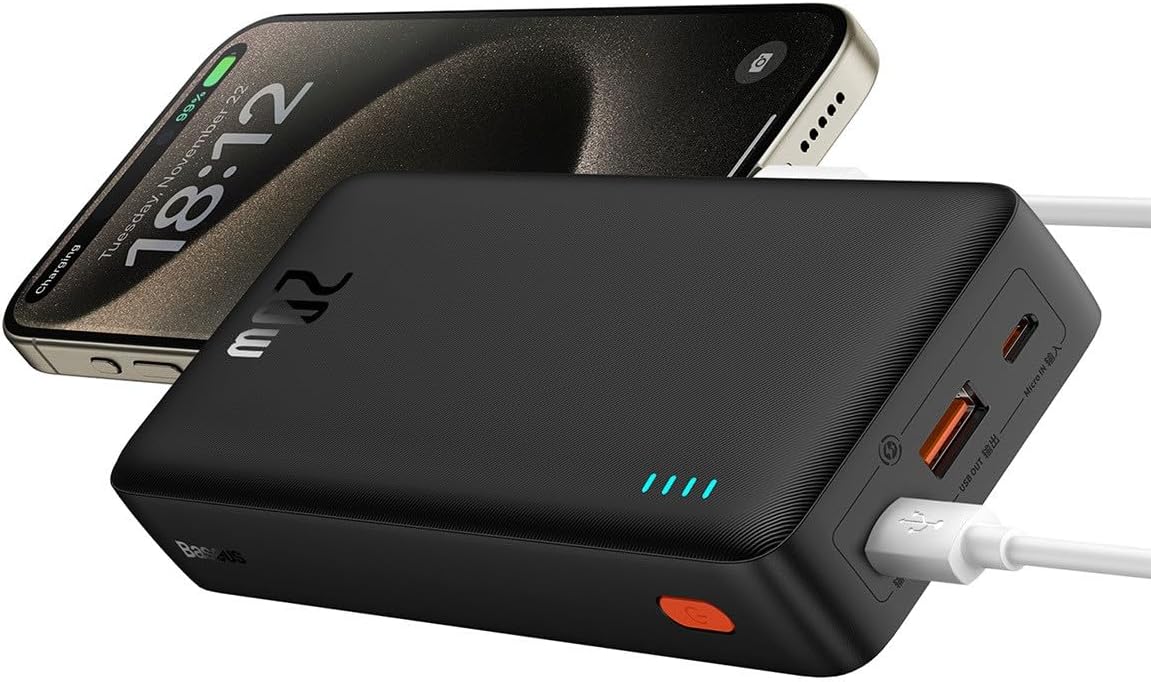 Baseus Powerbank 20W 20000mAh Airpow Black