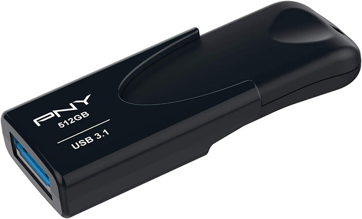PNY Attache 4 USB 3.1 Stick 512GB Black