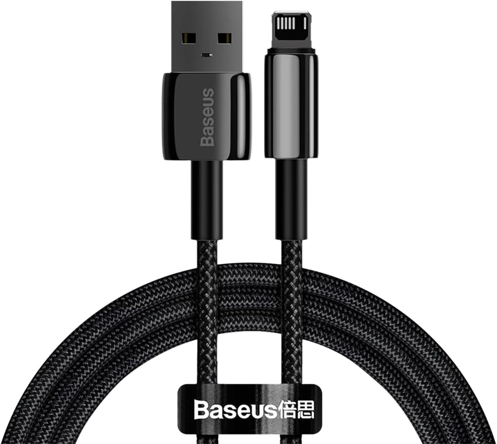 Baseus Cable Lightning to USB-A Tungsten Gold 1.0m Black