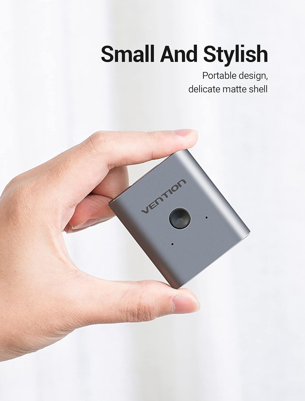 Vention HDMI Switch 2-Port 4K 2.0 Bi-Directional Metal AFUH0