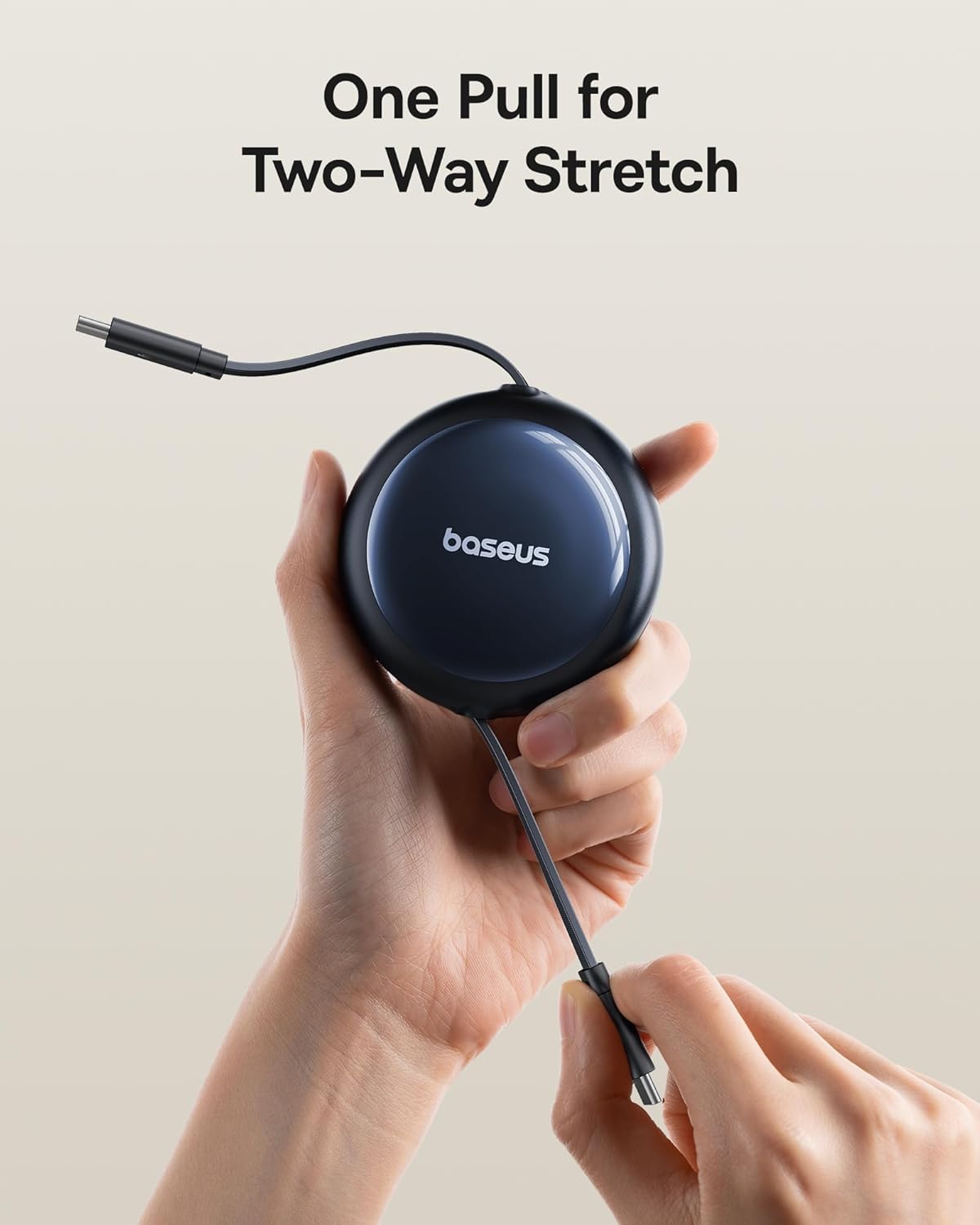 Baseus Cable USB-C to USB-C  Nomos Retractable Cable  100W 1.5m