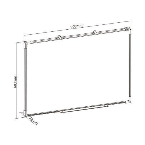 Lumivida Whiteboard Magnetic Dry-Erase Wall-Mounted Medium WB02-2