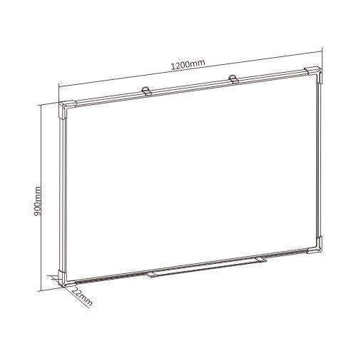 Lumivida Whiteboard Magnetic Dry-Erase Wall-Mounted Large WB02-1