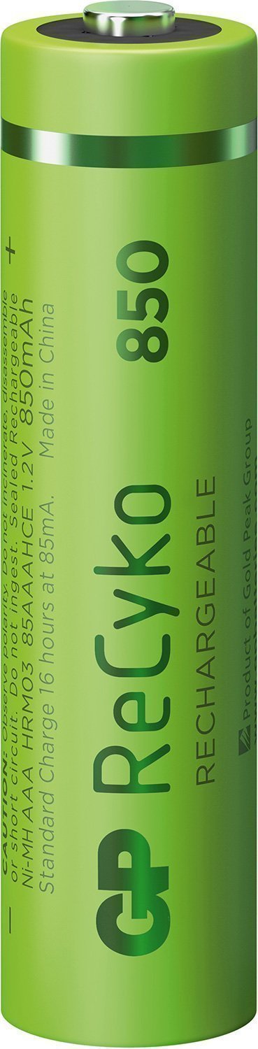 GP ReCyko+ Recharg Batteries AAA 800mah 4pcs 656.859UK