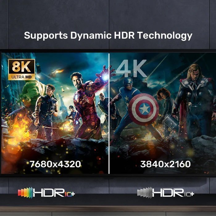 Unitek HDMI 2.1 Cable 8K60Hz CCS Economy 5.0m C11086GY-5M