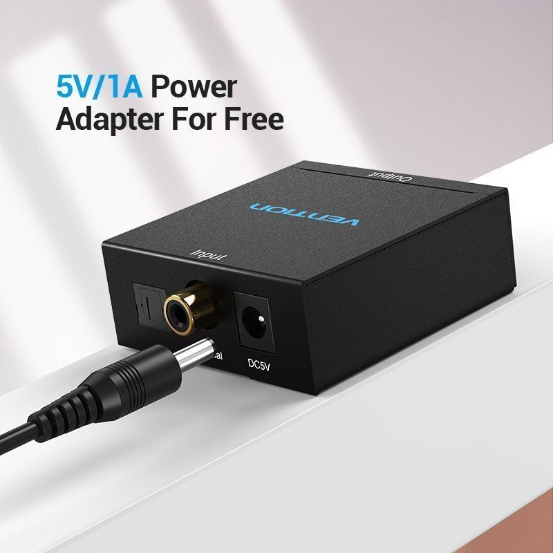 Vention AUDIO CONVERTER Optical/Coaxial Digital to 2RCA Analog BDFB0