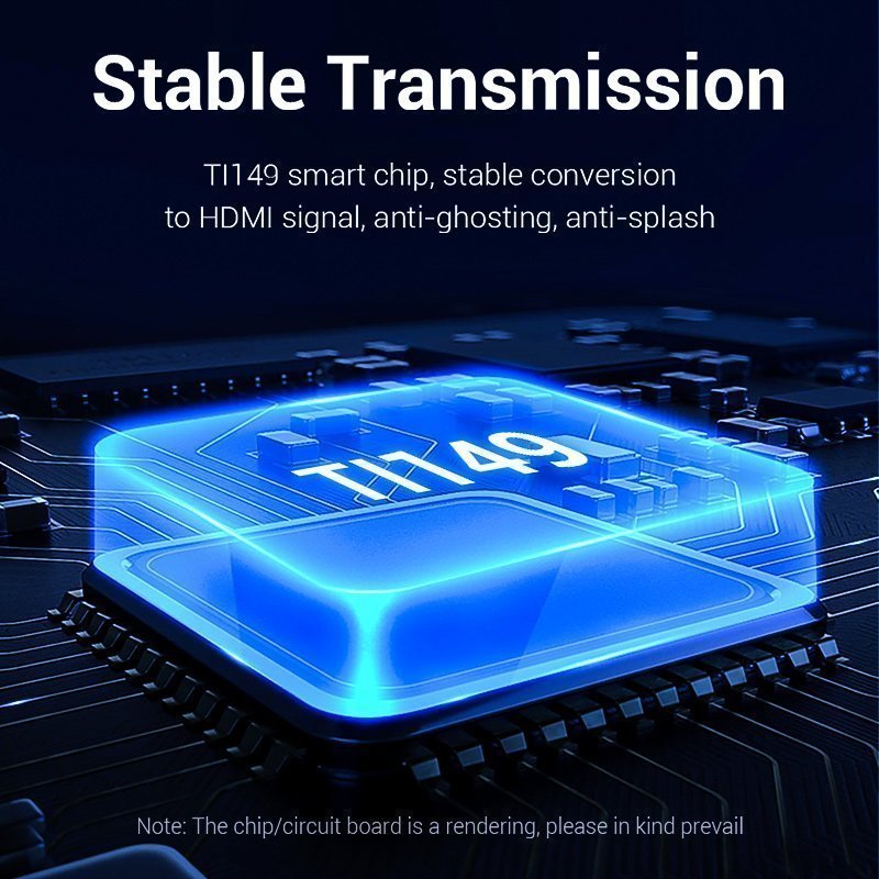 Vention DisplayPort Cable to HDMI 4K30Hz 3.0m HAGBI