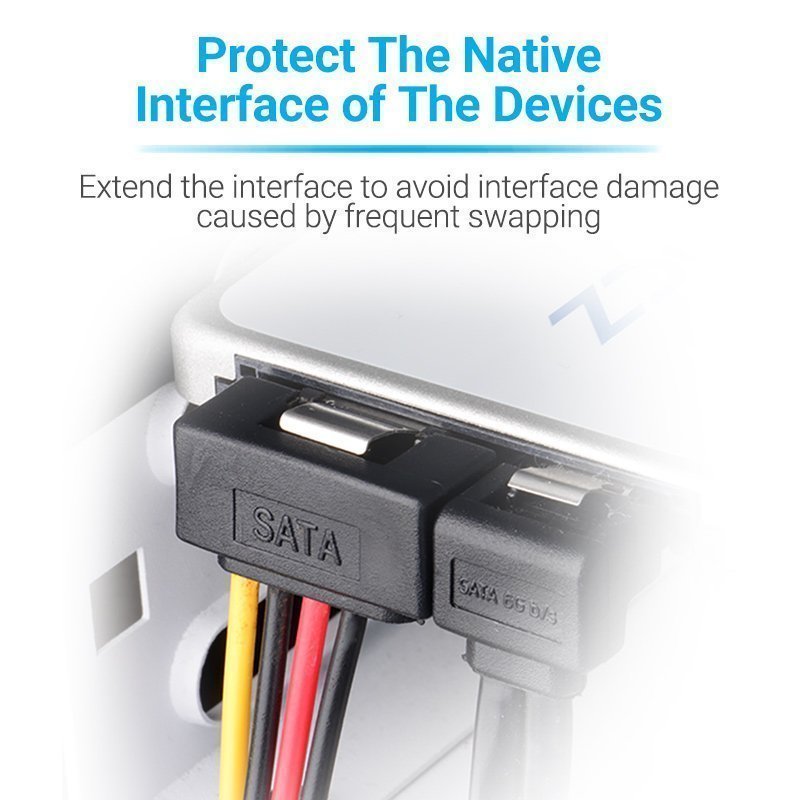 Vention IT Cable SATA 15P M to 2x15P F Power Splitter 0.15m KDBBB
