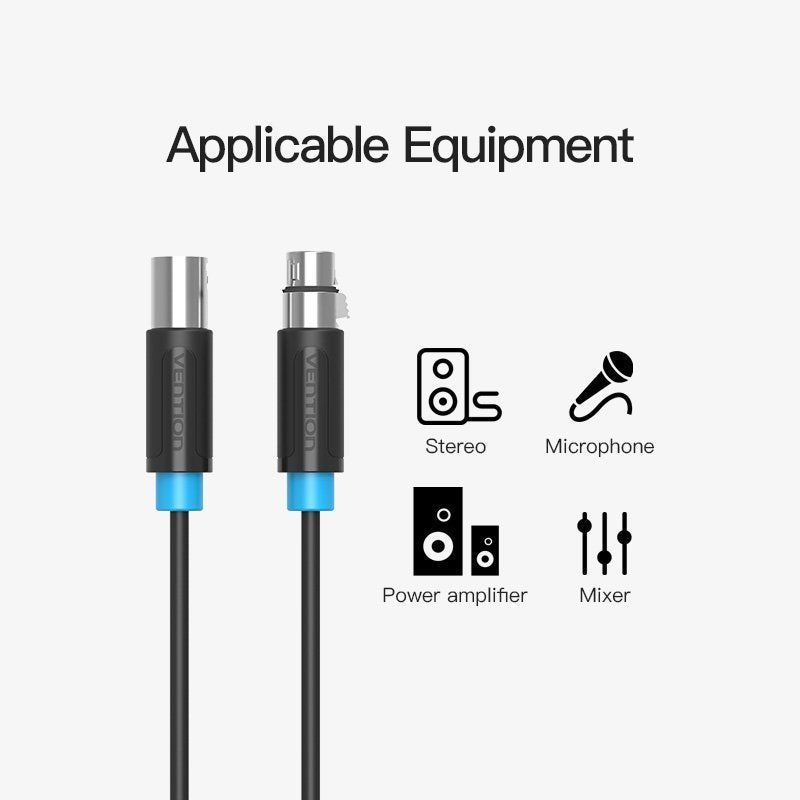 Vention AUDIO XLR M-F Cable 5.0m BBFBJ
