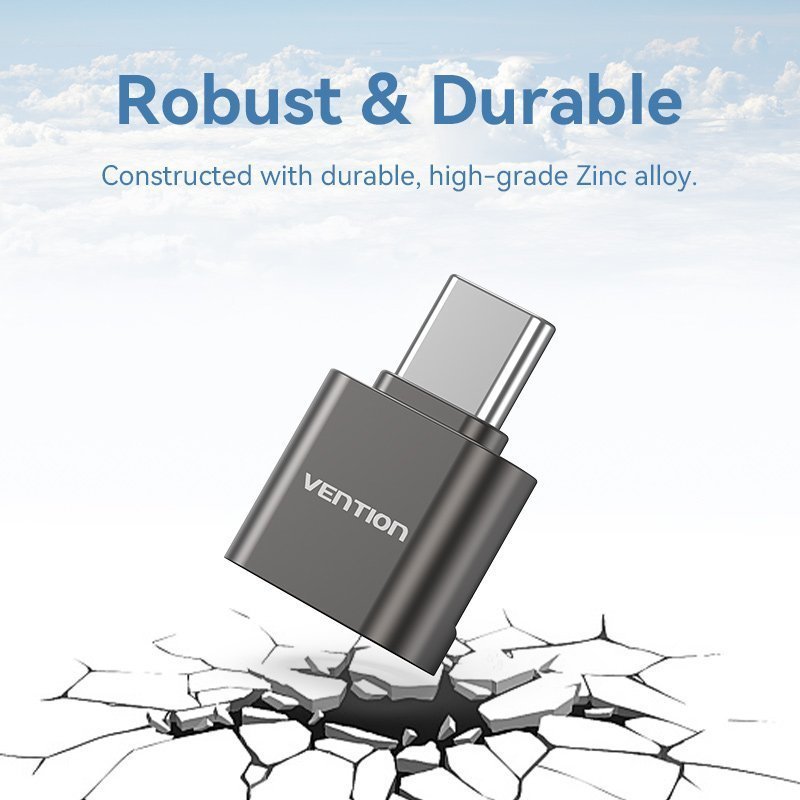 Vention Card Reader USB-C for Micro SD Cards Metal CLMH0