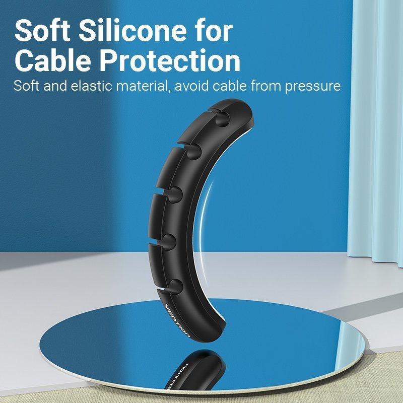 Vention Cable Organiser 5 Ports Desktop Cable Manager 6mm KBRB0