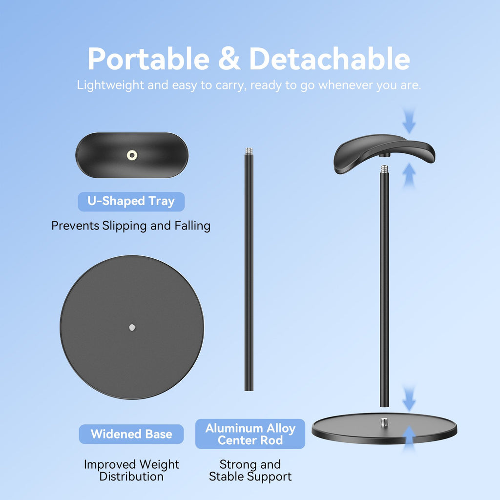 Vention AUDIO Headphone Stand Premium ABS + Rubber-Coated Metal KSOB0